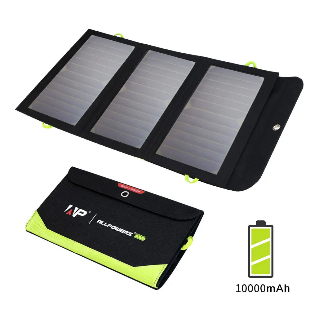 Flexible Foldable Solar Panel 5V 10V High Efficience Solar Battery Charger 21W Solar Phone Charger