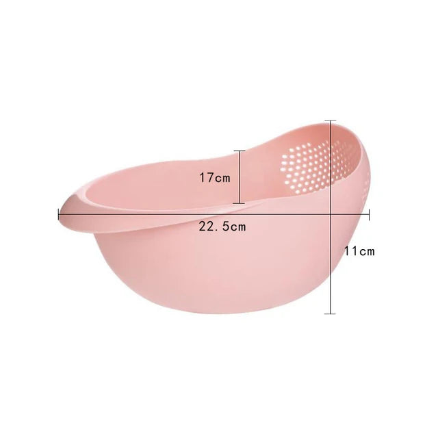 Rice Washing Filter Strainer Basket Colander Sieve Fruit Vegetable Bowl Drainer Cleaning Tools Home Kitchen Kit Kitchen Tools