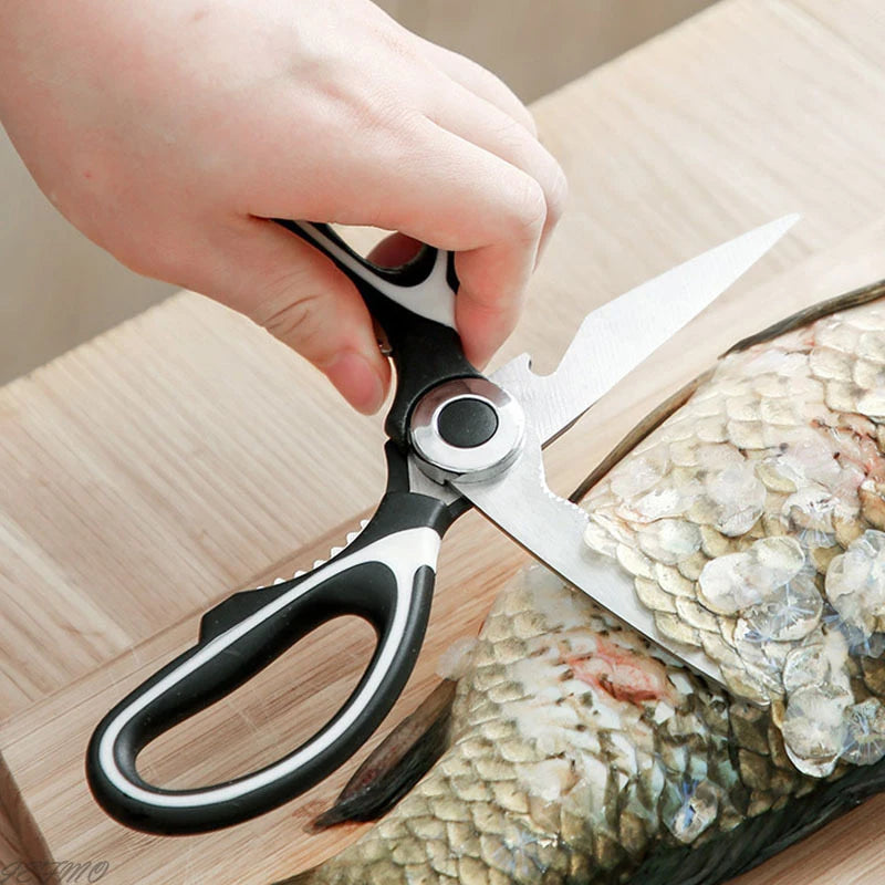 Multifunctional Stainless Steel Kitchen Tools For Cutting Vegetables Meat Fish Food Scissors Kitchen Multi-purpose Tools