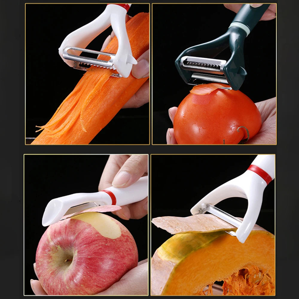 Peeler Cutter Kitchen Multi-function Vegetable Fruit Potato Cucumber Grater Peeler Portable Kitchen Tools