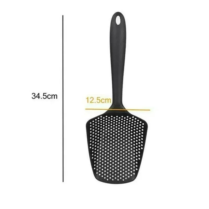 1PC Spoon Filter Cooking Shovel Strainer Scoop Nylon Spoon Kitchen Accessories Nylon Strainer Scoop Colander Leaking Shovel Tool