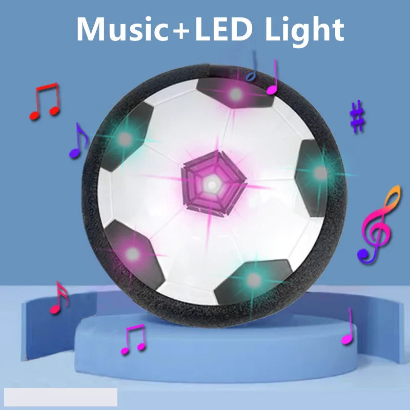 LED Hover Soccer Ball – Floating Air Football Toy with Lights & Music for Kids' Indoor & Outdoor Fun