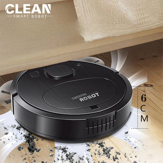 Smart Wireless Sweeping Robot Ultra-quiet Remote Control  Vacuum Floor Cleaner Carpet Mopping Machine For Home Office Use