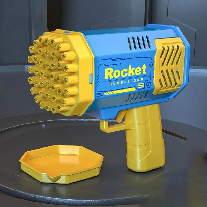 🌟 40-Hole Rocket Launcher Bubble Gun 🌟