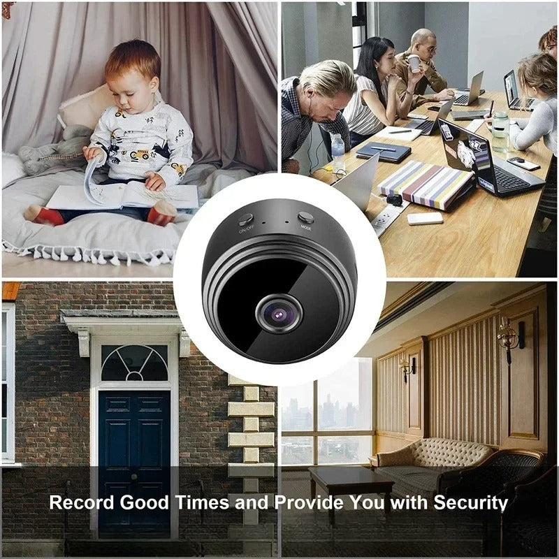 A9 Mini 1080P HD WiFi Wireless Security Camera – Intelligent Remote Monitoring, Night Vision, and Smart Video Surveillance for Home and Office Protection