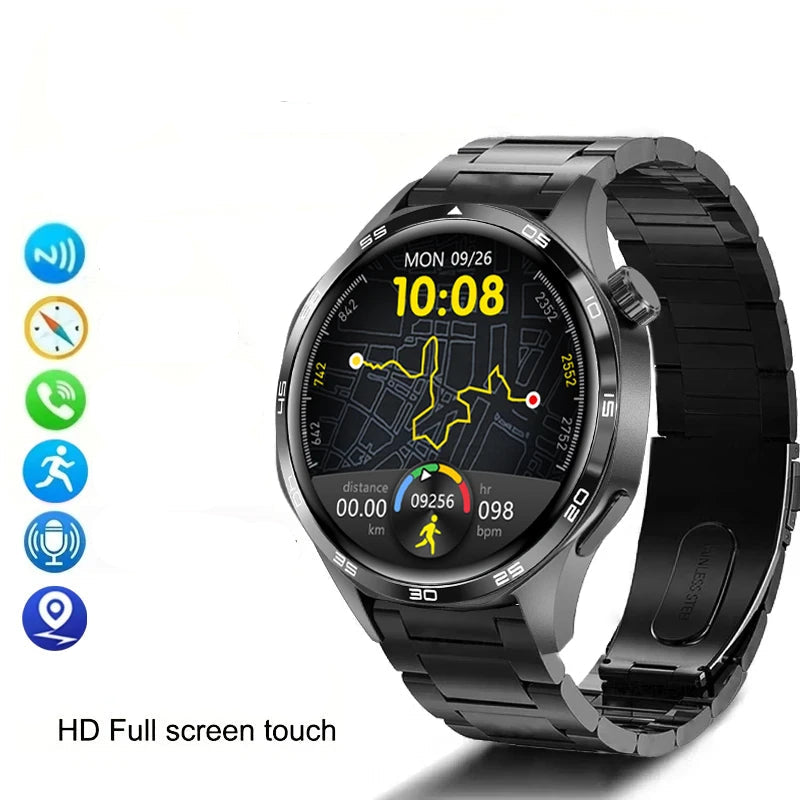 🔥 Ultimate Smart Watch 2025 ⌚ AMOLED HD Display | Bluetooth Calling | GPS Tracking | NFC | Heart Rate Monitor | Compass 🚀