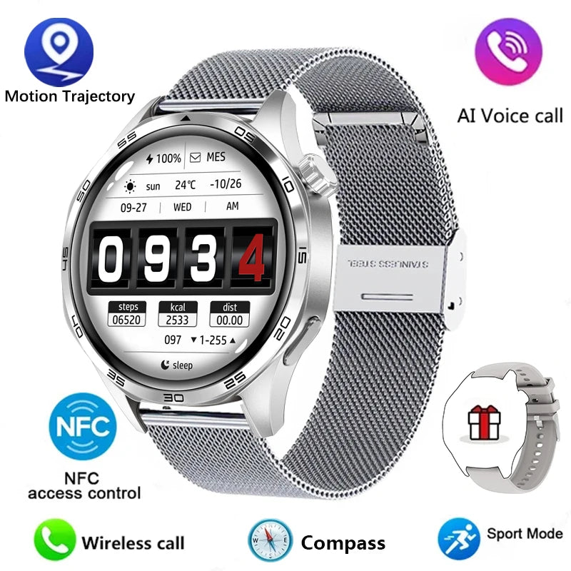 🔥 Ultimate Smart Watch 2025 ⌚ AMOLED HD Display | Bluetooth Calling | GPS Tracking | NFC | Heart Rate Monitor | Compass 🚀