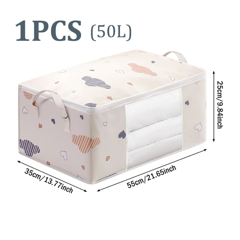 Premium Multi-Purpose Non-Woven Fabric Storage Bags – Perfect for Quilts, Bedding, Clothes & More! ✨