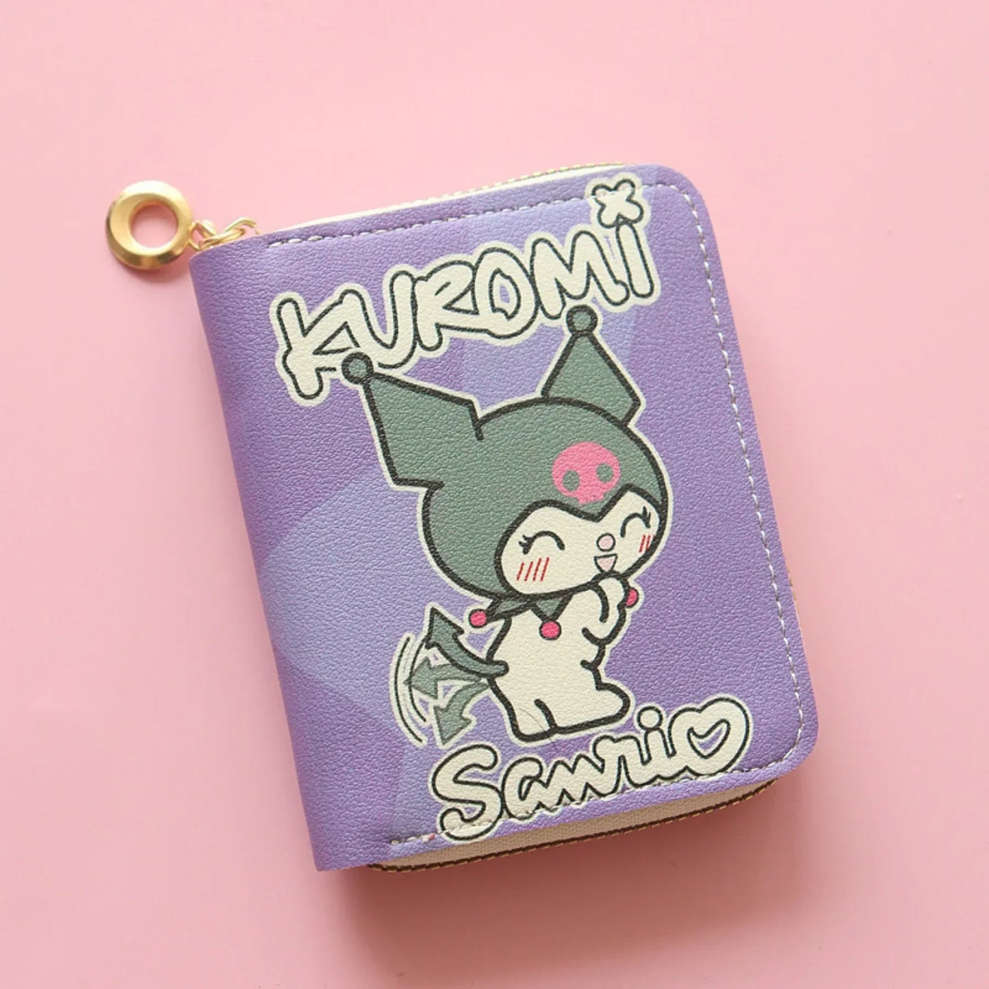 🎀 Cute Kawaii Sanrio Wallet – Stylish & Compact Short Zipper Purse | Card Holder | Fashionable & Lightweight | Perfect for Students & Everyday Use ✨