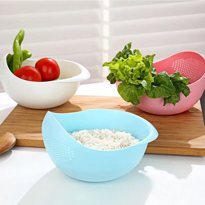 Rice Washing Filter Strainer Basket Colander Sieve Fruit Vegetable Bowl Drainer Cleaning Tools Home Kitchen Kit Kitchen Tools