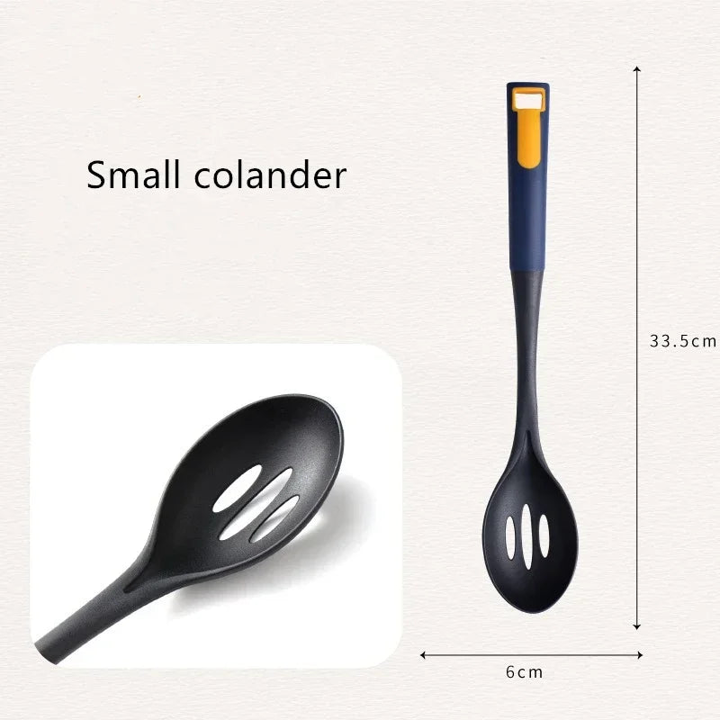 11 Styles Food Grade Nylon Cooking Tools Home Soup Spoon Frying Shovel Colander Long Handle Egg Beater Meat Fork Kitchen Utensil