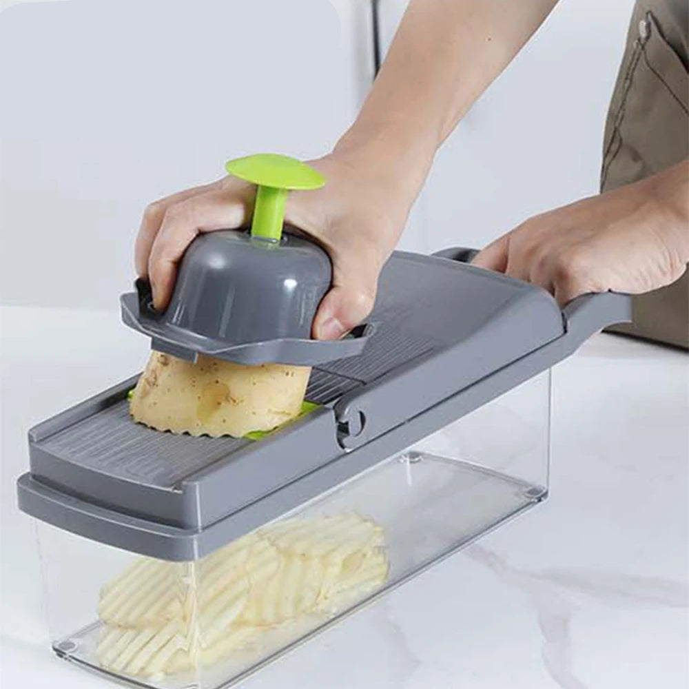 Vegetable Cutter Multifunctional Slicer Fruit Potato Peeler Carrot Grater Kitchen accessories basket vegetable slicer