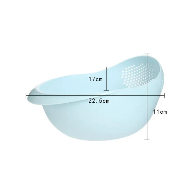 Rice Washing Filter Strainer Basket Colander Sieve Fruit Vegetable Bowl Drainer Cleaning Tools Home Kitchen Kit Kitchen Tools