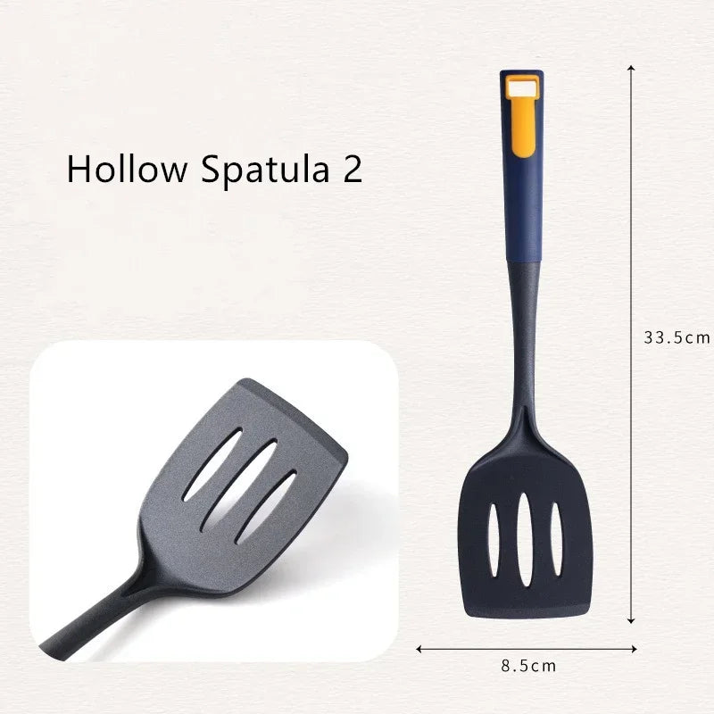 11 Styles Food Grade Nylon Cooking Tools Home Soup Spoon Frying Shovel Colander Long Handle Egg Beater Meat Fork Kitchen Utensil